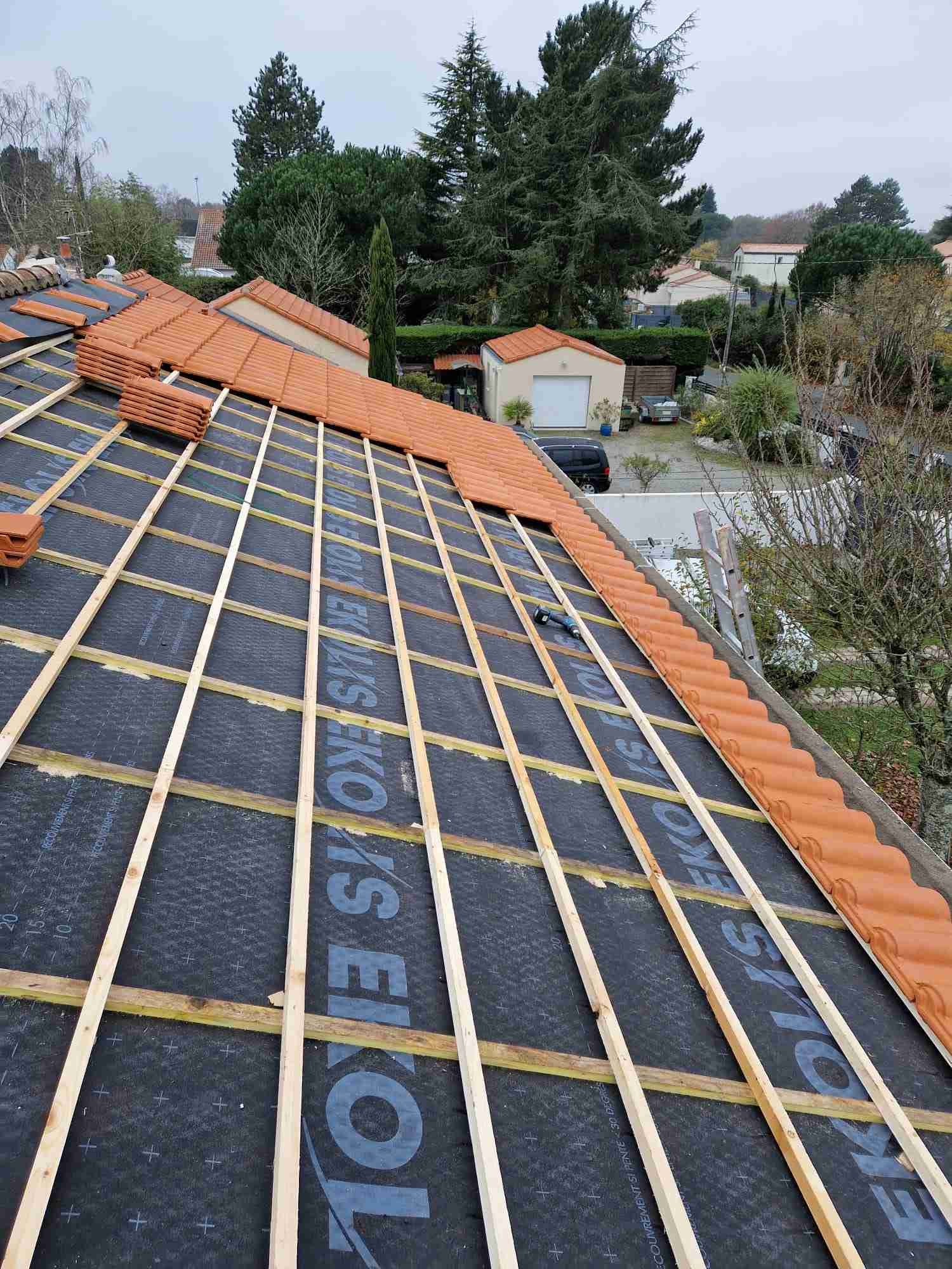 Réfection toiture complète 49